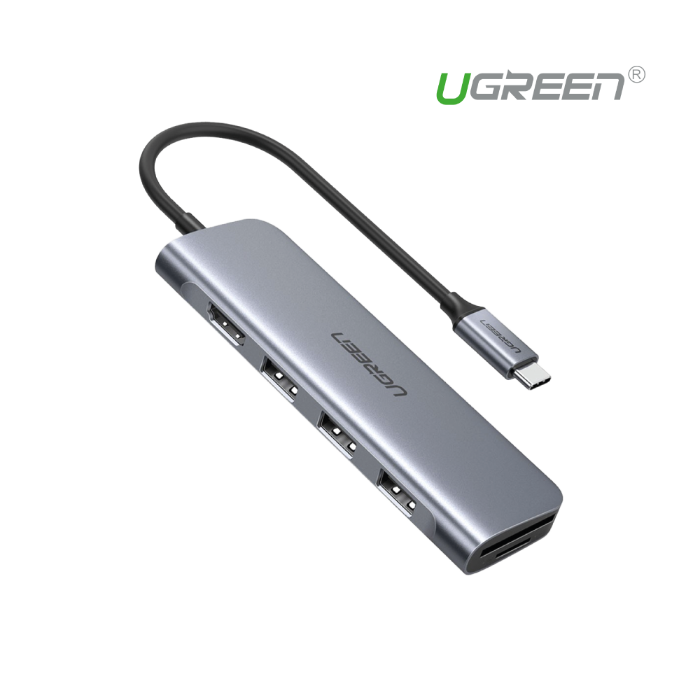 Adaptador USB-C HUB 6 em 1 UGREEN