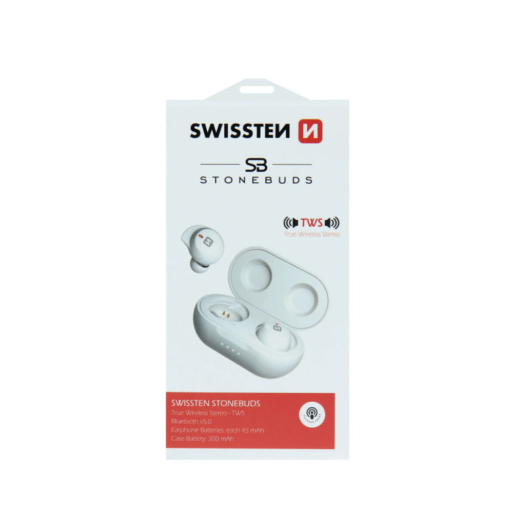 Auriculares Bluetooth Stonebuds TWS Swissten