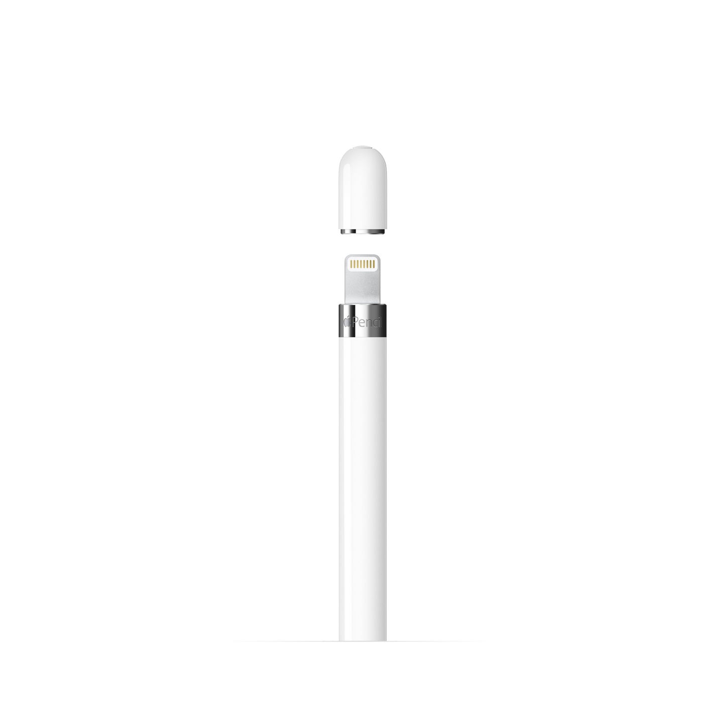 Apple Pencil (1.ª geração) com adaptador USB-C