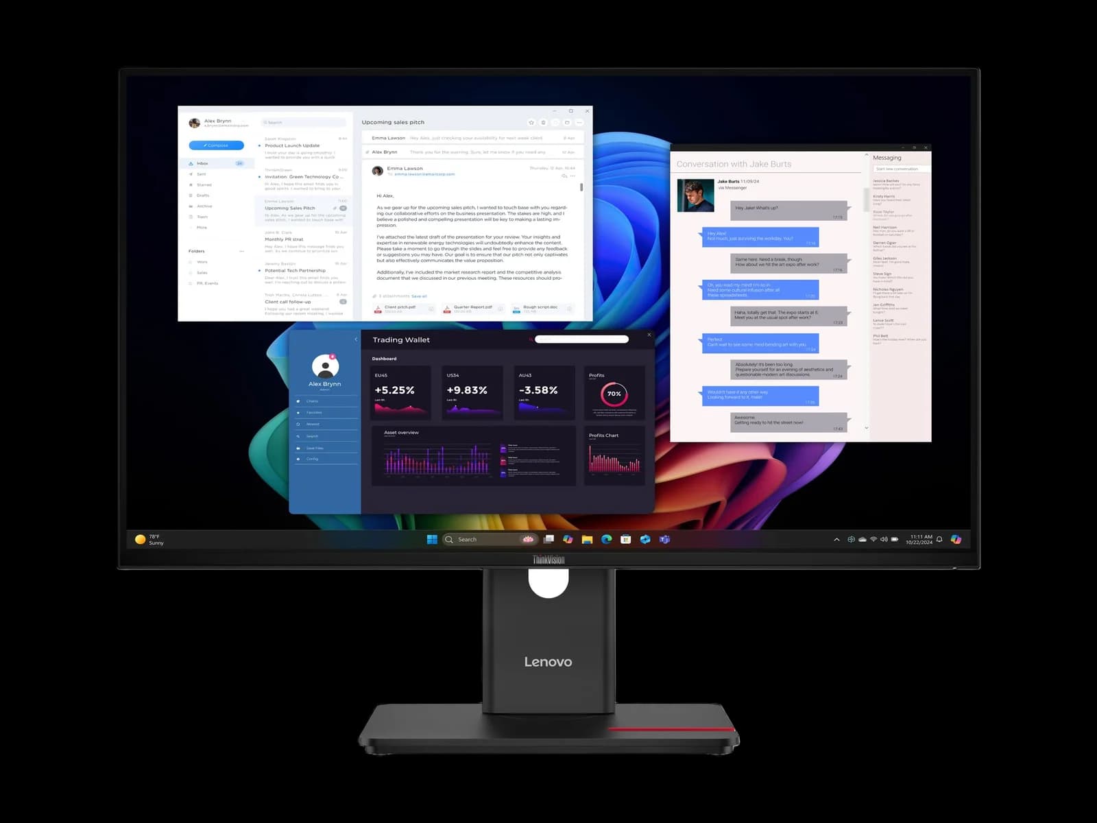 Lenovo ThinkVision T27UD-40 27"