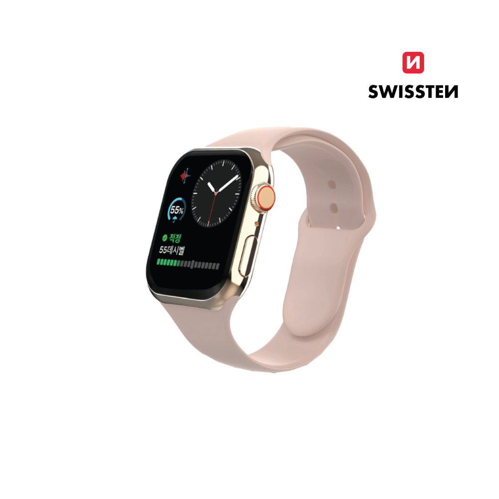 Bracelete Silicone para Apple Watch Swissten