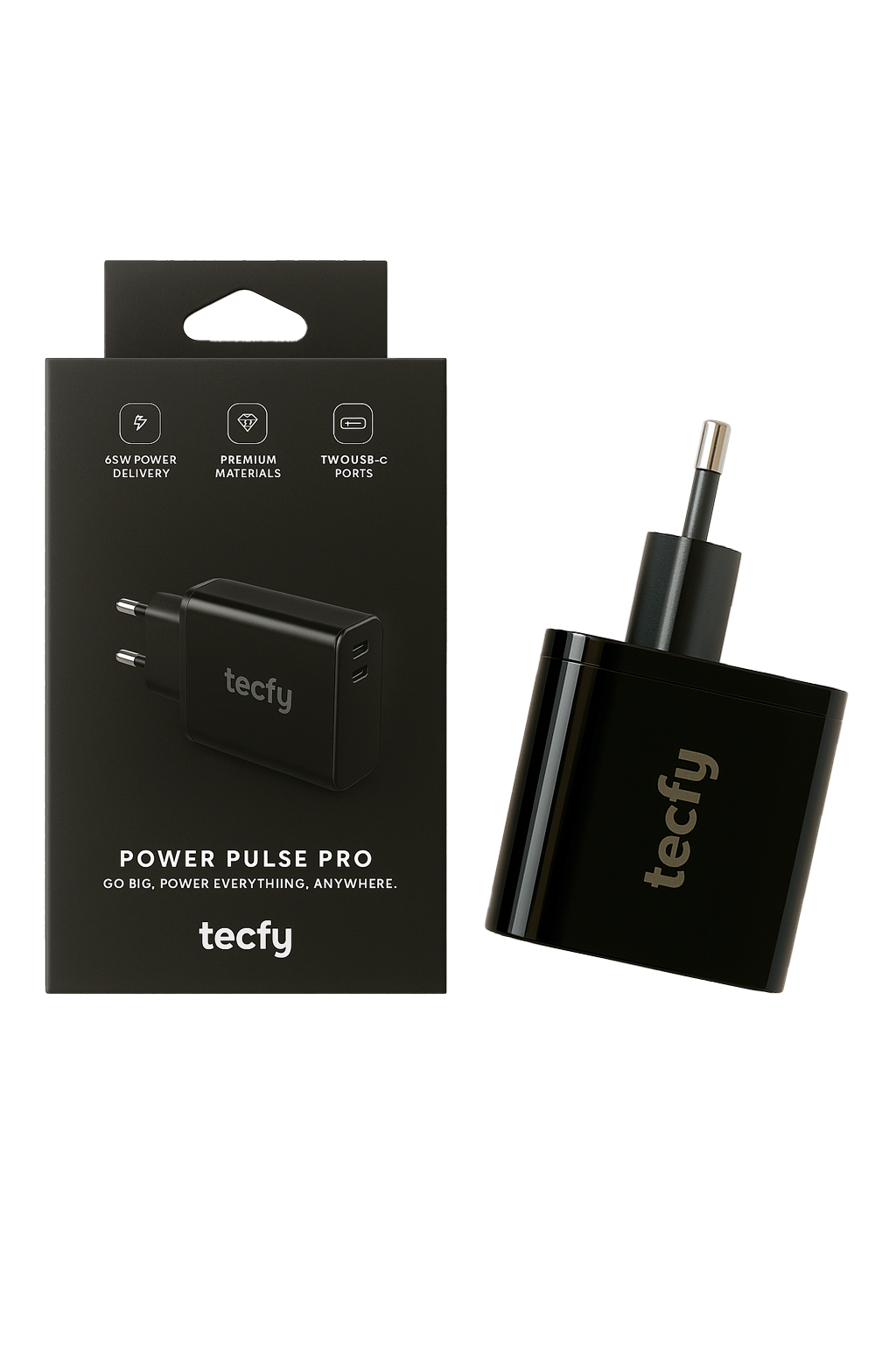 Adaptador Power Pulse Pro USB-C 65W TECFY