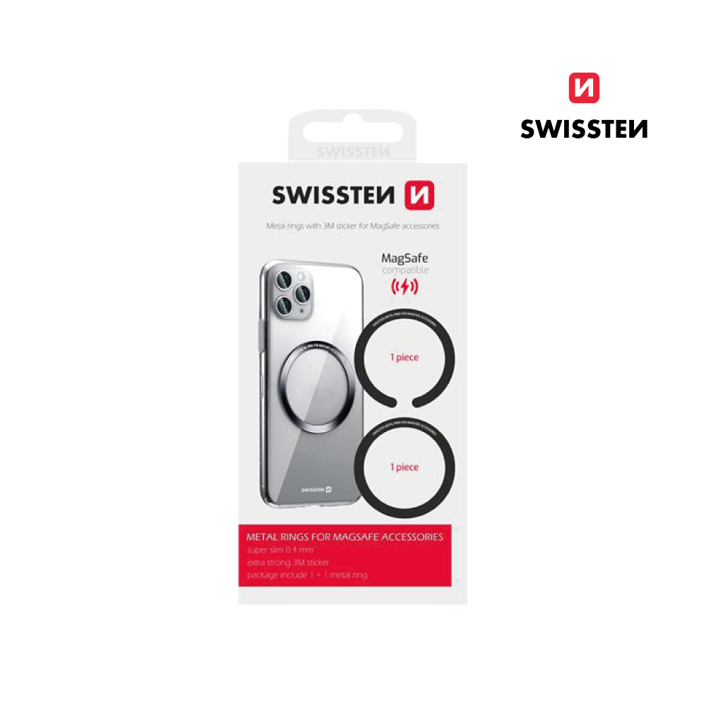 Conjunto MagSafe Metal Pad Swissten