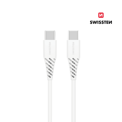 Cabo 2.5M USB-C para USB-C 100W PD Swissten