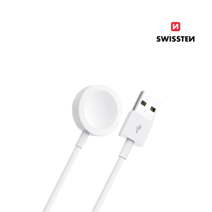 Cabo 1.2M USB-A Magnético para Apple Watch Swissten