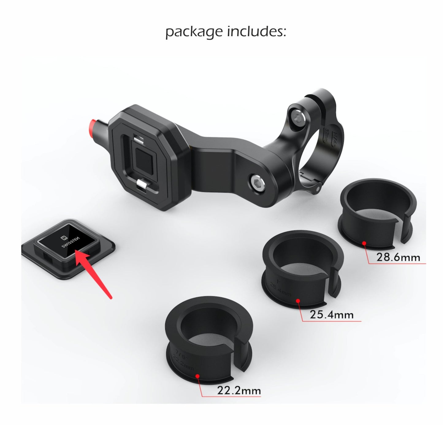 Sistema de Fixação Rápida Easy Lock Swissten