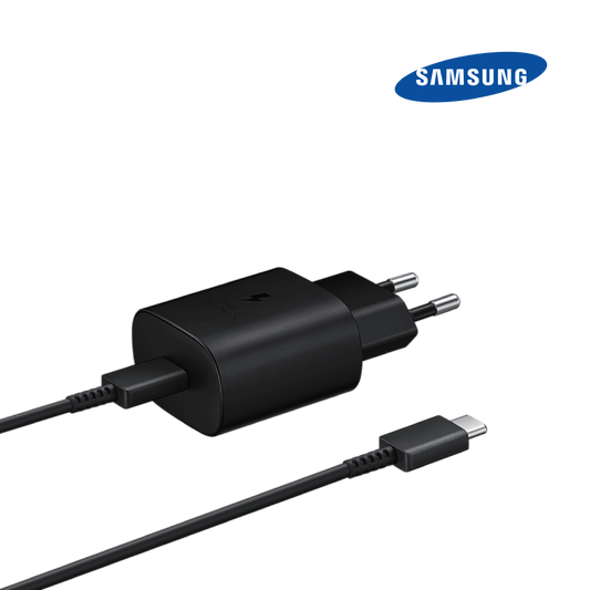 Conjunto Carregador 25W Power Delivery USB-C Samsung