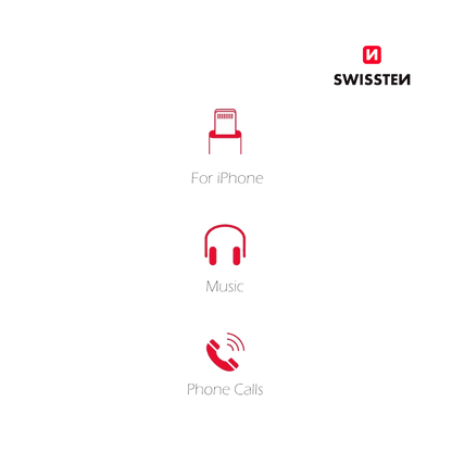Adaptador Lightning para Jack 3.5mm 0,15M Swissten