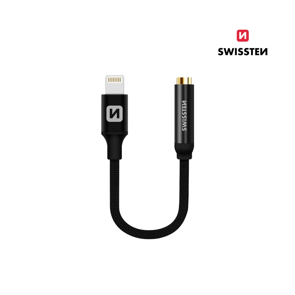 Adaptador Lightning para Jack 3.5mm 0,15M Swissten