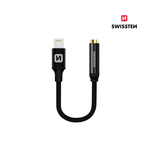 Adaptador Lightning para Jack 3.5mm 0,15M Swissten