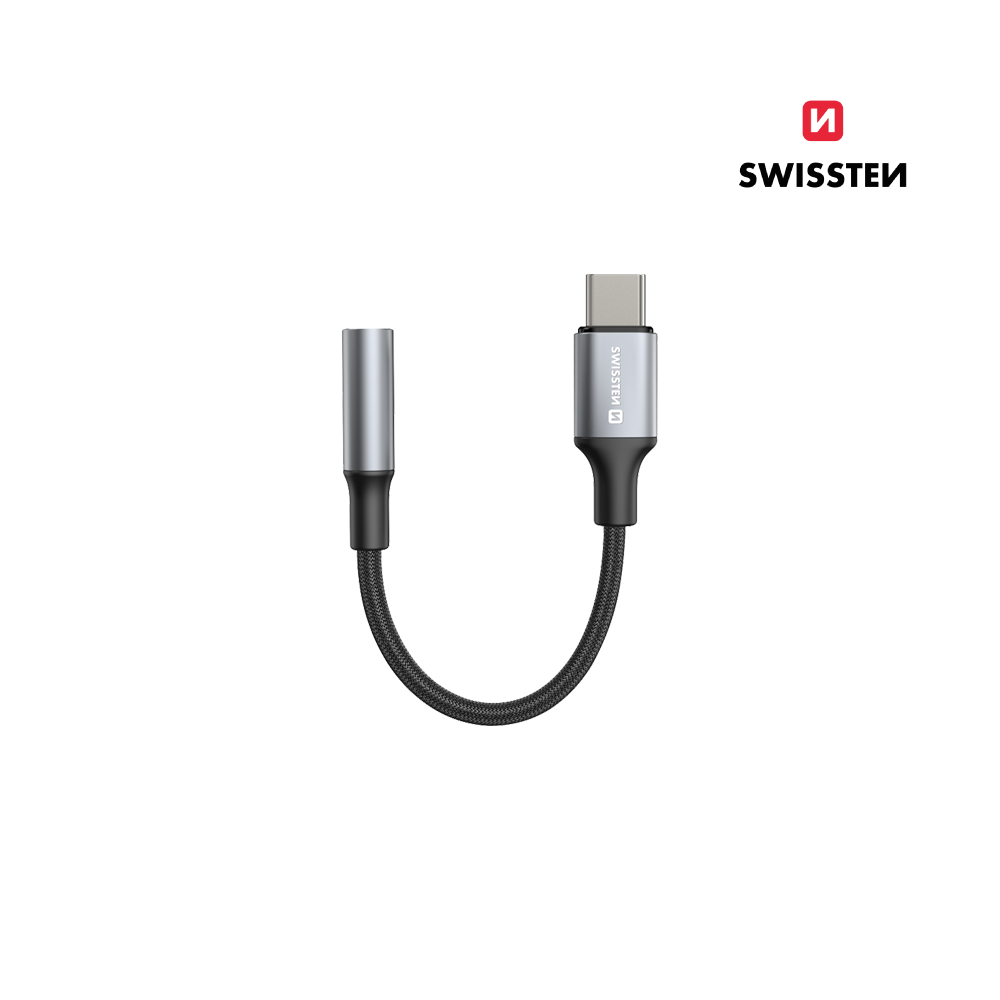 Adaptador USB-C para Jack 3.5mm 0,15M Swissten