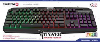 Teclado Gaming Gunner Swissten