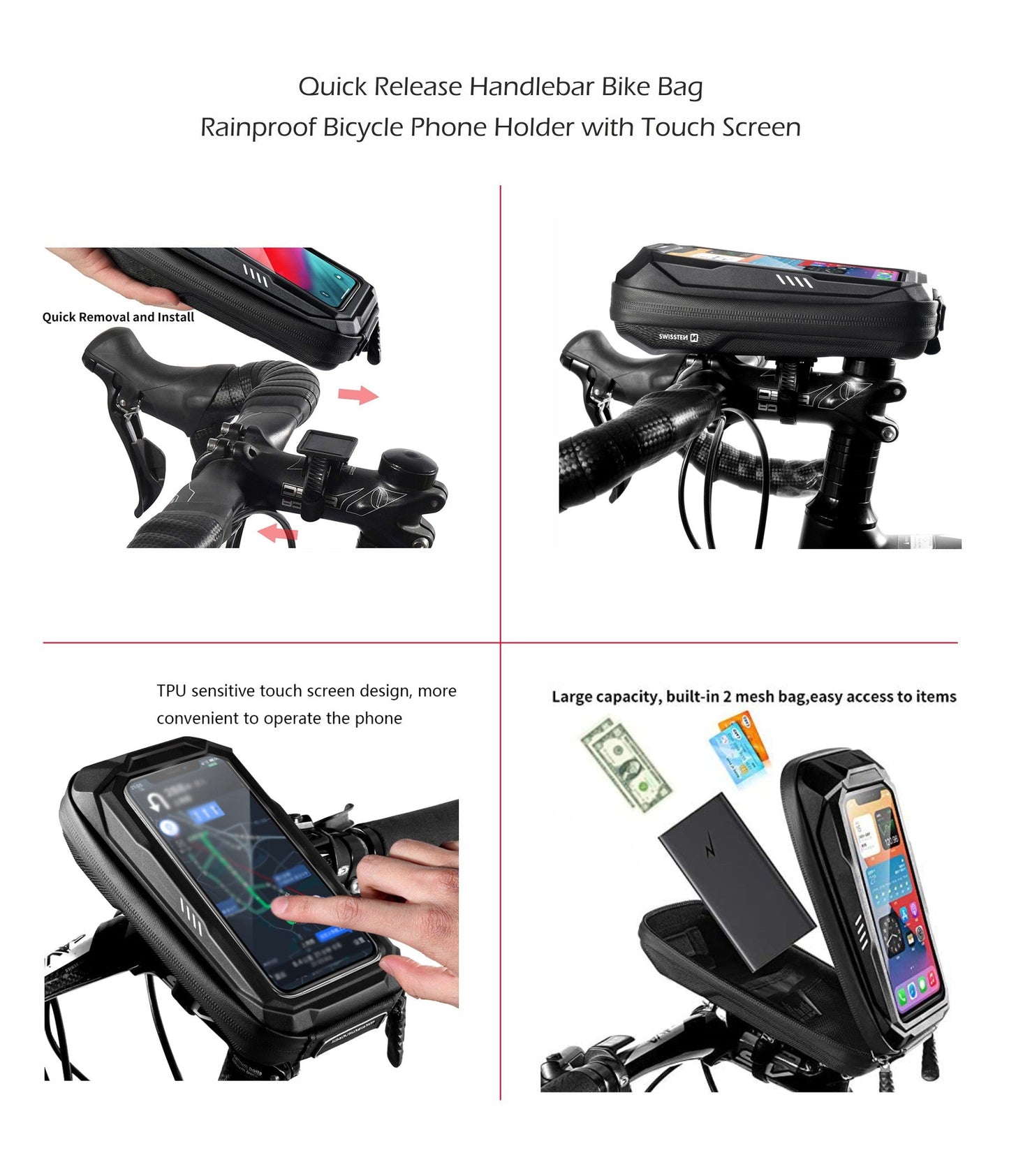 Suporte Impermeável 4.0 para Bicicleta Swissten