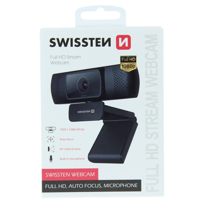 Webcam Full HD 1080P Swissten