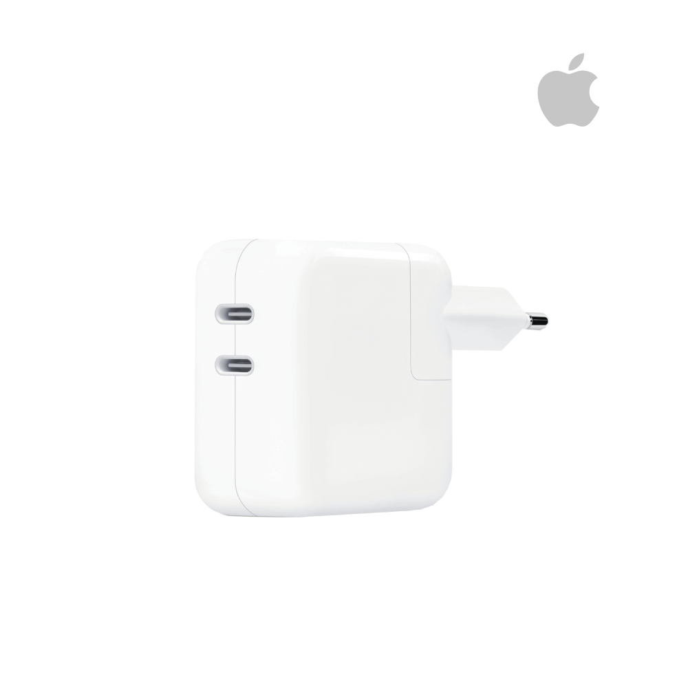 Adaptador de corrente Duplo USB-C de 35W Apple