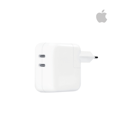 Adaptador de corrente Duplo USB-C de 35W Apple