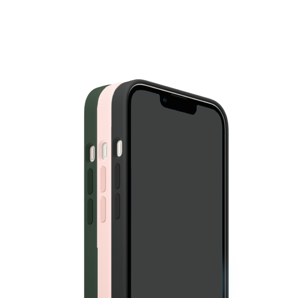 Capa Liquid Silicone Black para iPhone TECFY