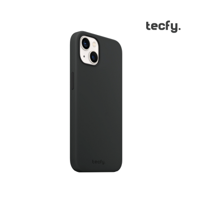 Capa Liquid Silicone Black para iPhone TECFY