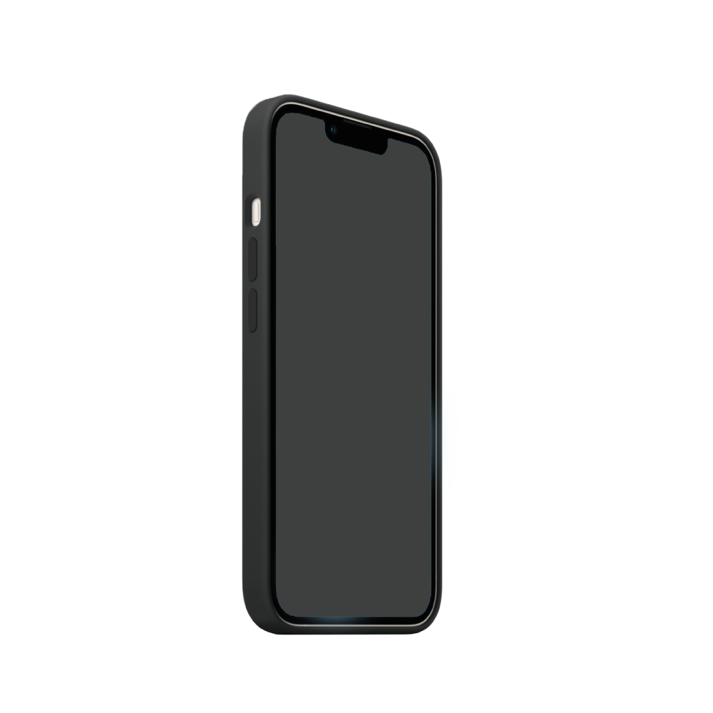 Capa Liquid Silicone Black para iPhone TECFY