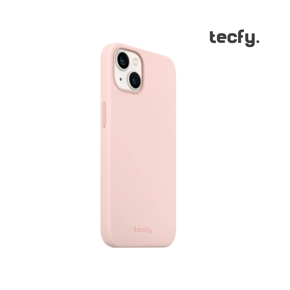 Capa Liquid Silicone Pink para iPhone TECFY