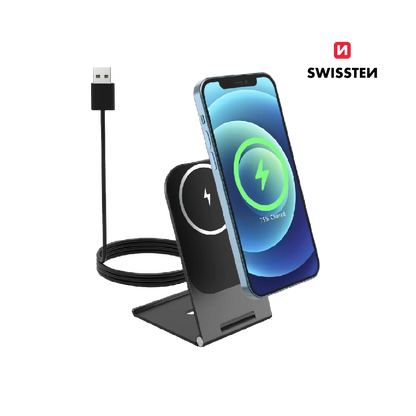 Carregador Wireless MagSafe Ultra Thin Swissten