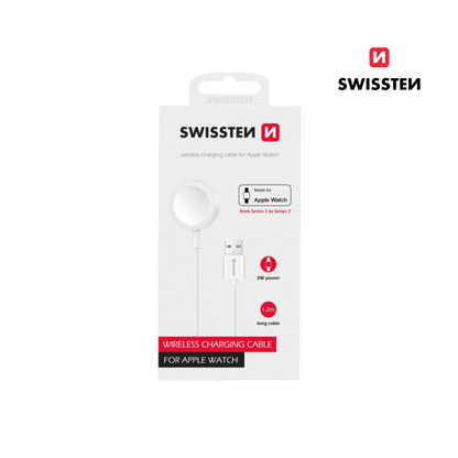 Cabo 1.2M USB-A Magnético para Apple Watch Swissten
