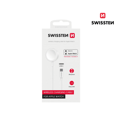Cabo 1.2M USB-C Magnético para Apple Watch Swissten