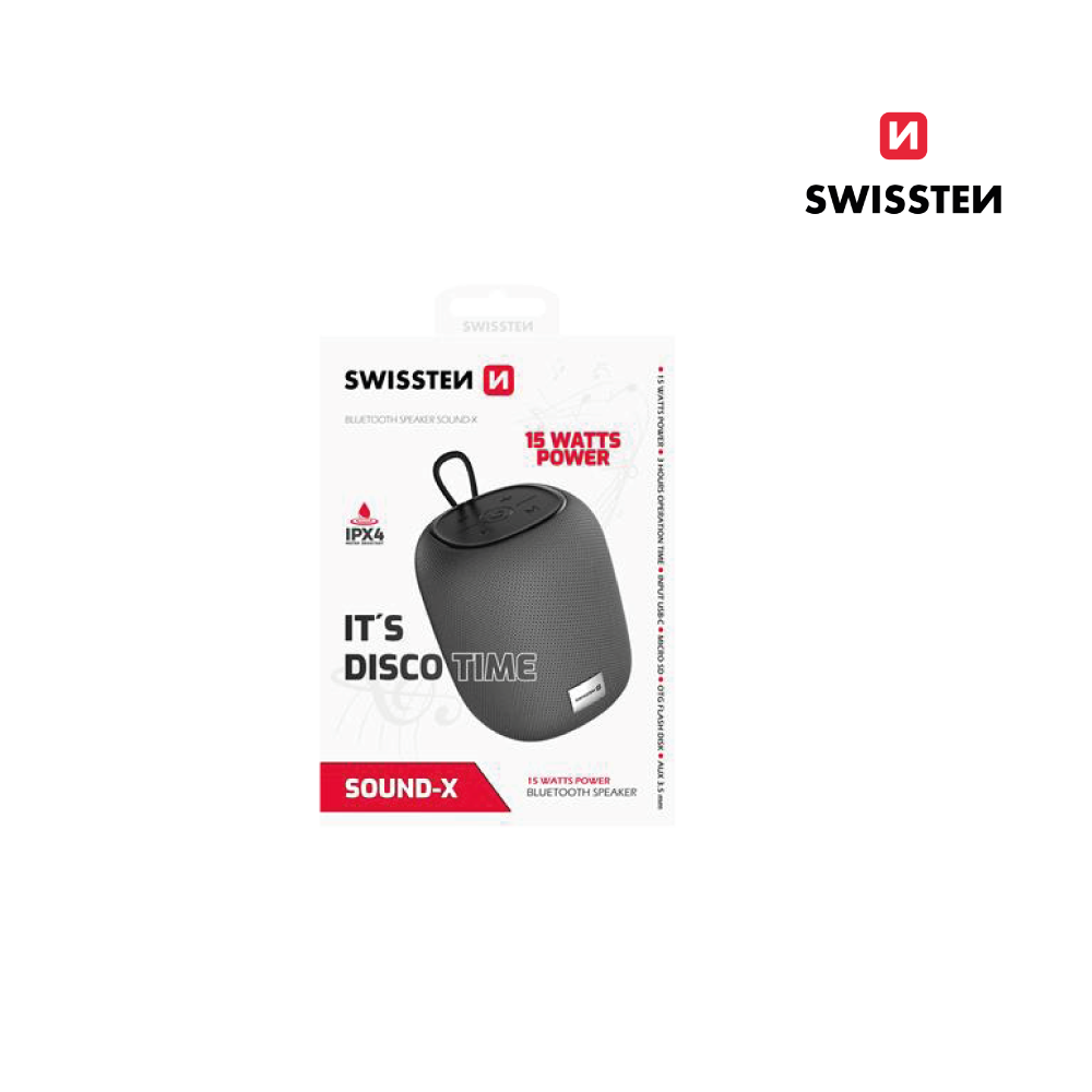 Coluna Bluetooth Sound-X Swissten
